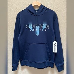 Messi Mens Fleece Graphic Pullover Hoodie Size-M